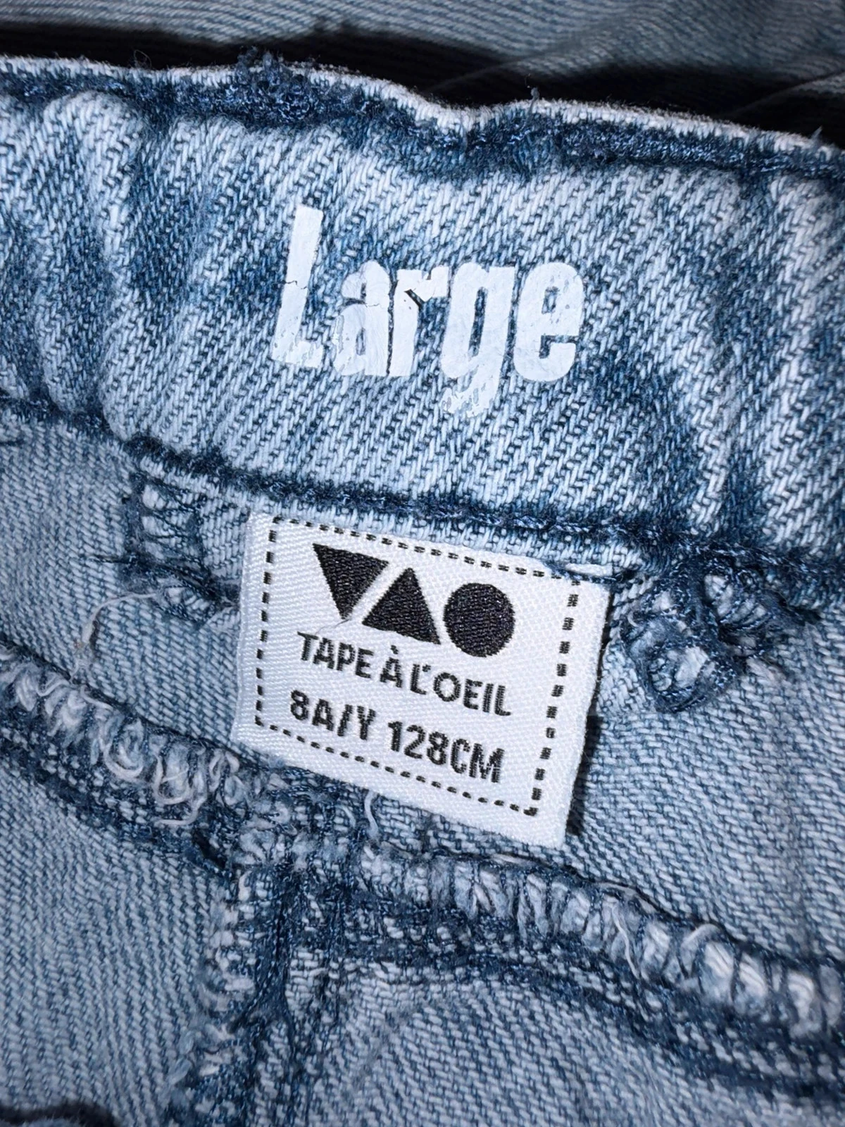Jeans largo, menina, tape-à-l’œil tamanho oito anos – photo 5